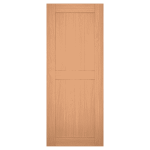 rustic paneled red grandis exterior shutter 2 sections