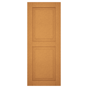 composite raised panel shutter 50-50 split