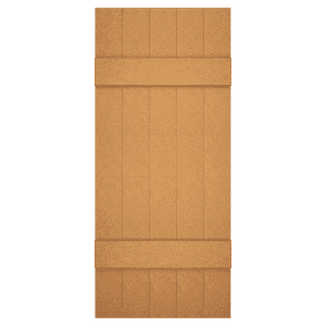 Composite board and batten 5 vertical boards 2 horizontal boards and battens