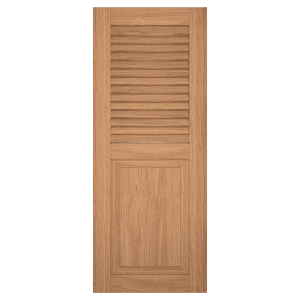 Mahogany Combination (Louvered/Paneled) Exterior Shutters | 1 Pair