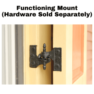 exterior shutter functioning mount hardware