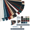 duralok vinyl exterior shutter sample kit with inserts