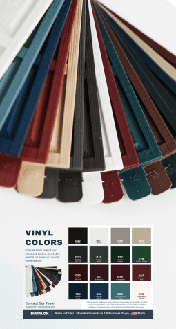 Duralok Vinyl Exterior Shutter Sample Kit