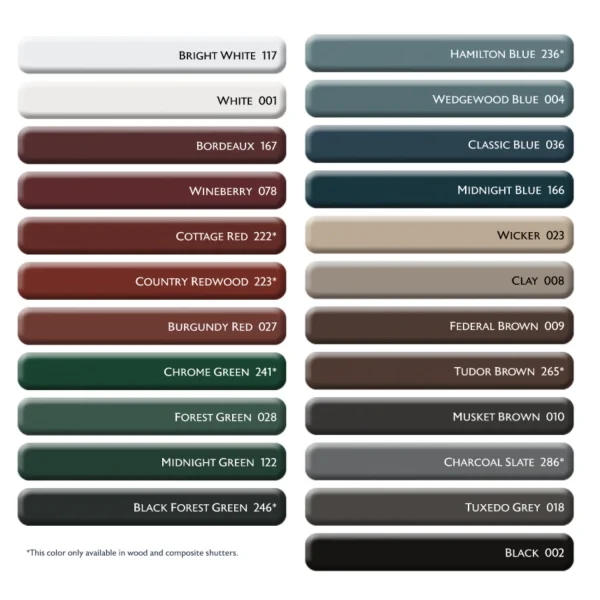 PVC Louvered Exterior Shutters Three Equal Sections 1 Pair