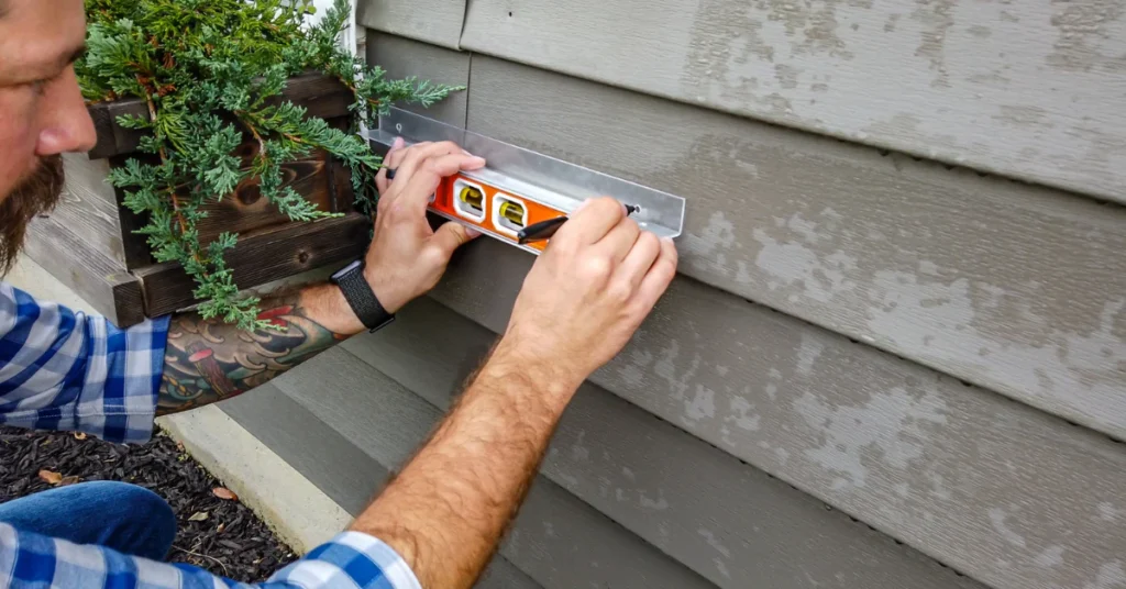 measuring for exterior shutters that are fixed mount on vinyl siding home