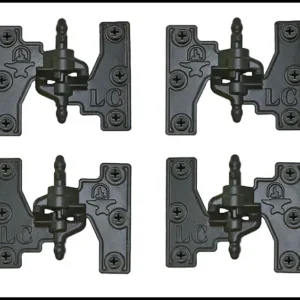 Louisiana Style Hinge | Galvanized Steel | Set of 4